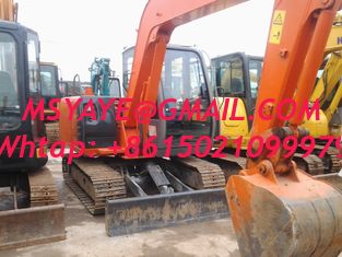 le type mobile de chenille a utilisé la mini excavatrice de chenille de Kobelco ZX60 Hitachi