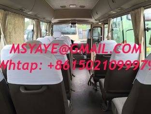 23 seats used Toyota diesel coaster bus left hand drive   engine 6 cylinder   japan coaster bus toyota