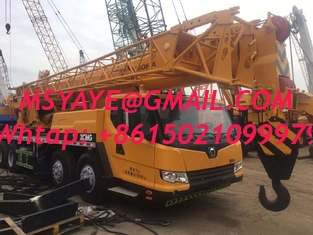 Grue utilisée pour camions Grue de camions avec 5 bras Boom Style et 36m Jib Longueur 35 tonnes Grue de camions Grue de camions utilisée