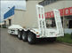 70 60T 50T 100T  ton low bed Semi-trailer with 3-axle excavator trailer. low loader 2-hand machines