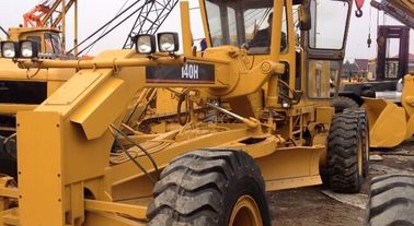 la chenille de niveleuse de moteur utilisée 2010 5000 par 140H avec le ripper 2014 reconditionnent la niveleuse