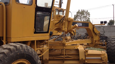 la chenille de niveleuse de moteur utilisée 2010 5000 par 140H avec le ripper 2014 reconditionnent la niveleuse