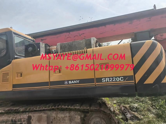 SANY SR200 type Crawler Rotary Forage Pilling Rig. Max. Profondeur de forage rotatif 50 mètres