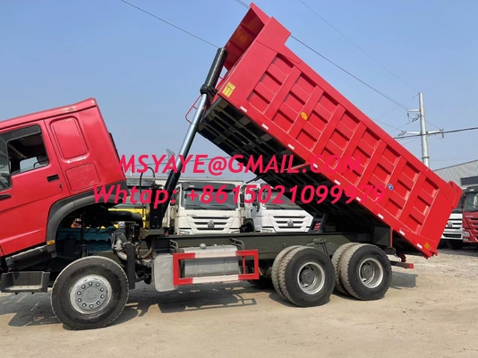 Howo camions-déchargeurs diesel 30t fiable véhicule-déchargeur semi-remorque Chine 371 ch 375 ch 420 ch