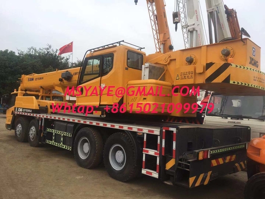 Grue utilisée pour camions Grue de camions avec 5 bras Boom Style et 36m Jib Longueur 35 tonnes Grue de camions Grue de camions utilisée
